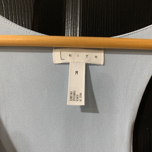 Leith light blue razor back dress - Picture 2 of 3